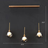 Minimalist Glass Pendant With 3-Head Down Lighting: Ideal For Dining Room And Multiple Hanging