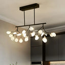 Minimalist Led Ceiling Light: Acrylic Firefly Island Fixture For Dining Room Black