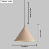 Minimalist Led Conical Pendant Light - Stylish Metal Ceiling Fixture