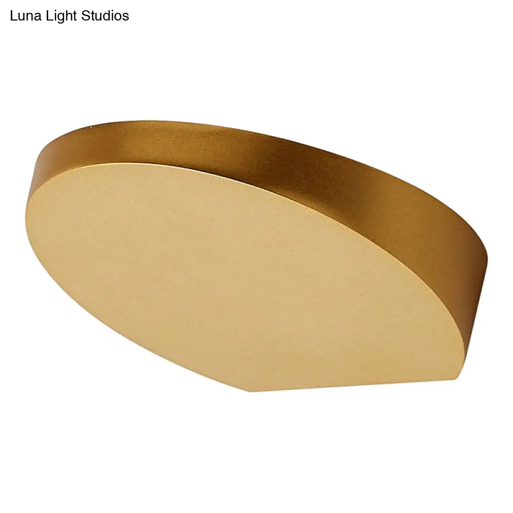 Minimalist Led Flush Wall Sconce In Aluminum With Black Grey Or White Finish - Ideal For Corridors