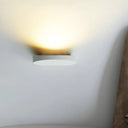 Minimalist Led Flush Wall Sconce In Aluminum With Black Grey Or White Finish - Ideal For Corridors