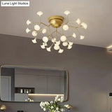 Minimalist Led Metal Flush Mount Ceiling Light For Living Room