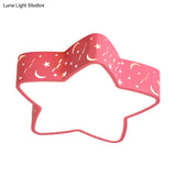 Minimalist Led Star Flush Mount Ceiling Light For Bedrooms