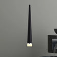 Minimalist Led Tapered Ceiling Light In White/Black With 3 Color Options Black / Warm
