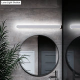 Minimalist Led Vanity Mirror Light - Oblong Flush Wall Sconce In Warm/White 16/23.5/31.5 Inch Length