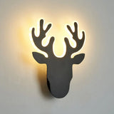 Minimalist Led Wall Sconce Light For Shaded Living Room - Mounted Acrylic Lighting Black / A