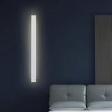 Minimalist Led Wall Sconce Light In Black/White - Perfect For Bedchamber White