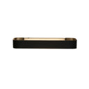 Minimalist Led Wall Sconce: Rectangular Aluminum Fixture 12/16 Diameter Black/White Black / 12