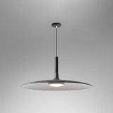 Minimalist Metal Led Pendant Lamp - Flying Saucer Style For Restaurants Coffee / 18