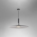 Minimalist Metal Led Pendant Lamp - Flying Saucer Style For Restaurants Grey / 10