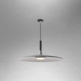 Minimalist Metal Led Pendant Lamp - Flying Saucer Style For Restaurants Grey / 10