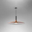 Minimalist Metal Led Pendant Lamp - Flying Saucer Style For Restaurants Orange / 10