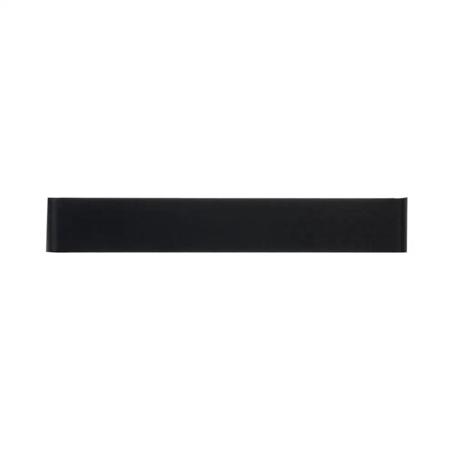Minimalist Metal Led Rectangle Wall Light In Black/Silver Warm/White Lighting - 6/10 Dia. Living