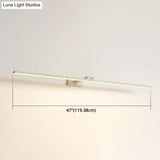 Minimalist Metal Led Vanity Light - Single Fixture Modern Style