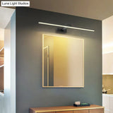 Minimalist Metal Led Vanity Light - Single Fixture Modern Style