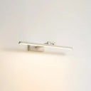 Minimalist Metal Led Vanity Light - Single Fixture Modern Style White / 16 Natural