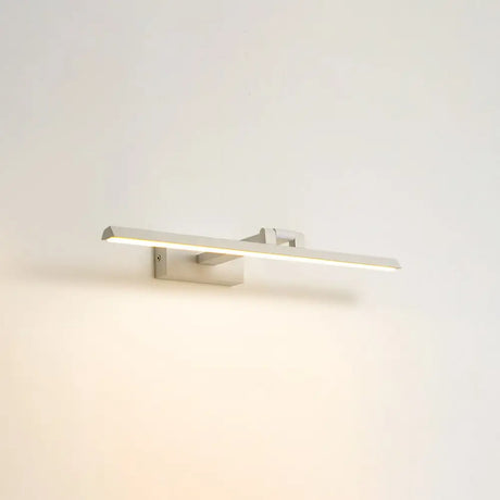 Minimalist Metal Led Vanity Light - Single Fixture Modern Style White / 16 Natural