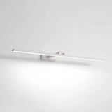 Minimalist Metal Led Vanity Light - Single Fixture Modern Style White / 31.5