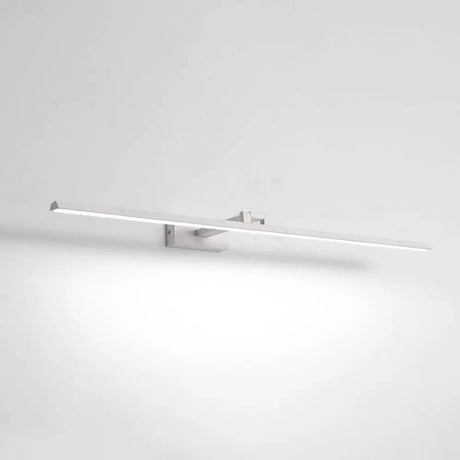 Minimalist Metal Led Vanity Light - Single Fixture Modern Style White / 31.5