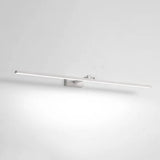 Minimalist Metal Led Vanity Light - Single Fixture Modern Style White / 39