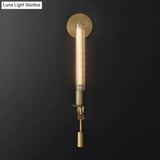 Minimalist Metal Tube Bathroom Wall Mount Light | 1/2-Head Brass/Black/Chrome Sconce Fixture
