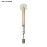 Minimalist Metal Tube Bathroom Wall Mount Light | 1/2-Head Brass/Black/Chrome Sconce Fixture