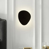 Minimalist Metallic Triangle Wall Sconce - 8.5/10.5 Wide Led Black Lamp For Corridor / 8.5