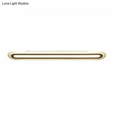 Minimalist White Led Flush Mount Lighting Fixture - Perfect For Living Room