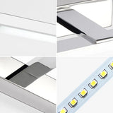 Minimalist White Rod Acrylic Led Wall Lamp - Bathroom Vanity Light