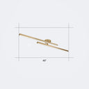 Minimalistic Acrylic Led Ceiling Mount Lamp For Living Room: Radial Flush Light Fixture 2 / Gold