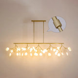 Minimalistic Acrylic Twig Ceiling Pendant Light - Island Lighting Ideas For Dining Room 45 / Gold