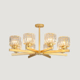 Minimalistic Crystal Ceiling Lamp For Living Room 8 / Gold