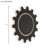 Minimalistic Led Wall Sconce: Acrylic Black/White Finish Warm/White Light