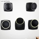 Minimalistic Rotatable Metallic Wall Sconce With Led Warm/White Lighting