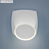 Minimalistic Rotatable Metallic Wall Sconce With Led Warm/White Lighting