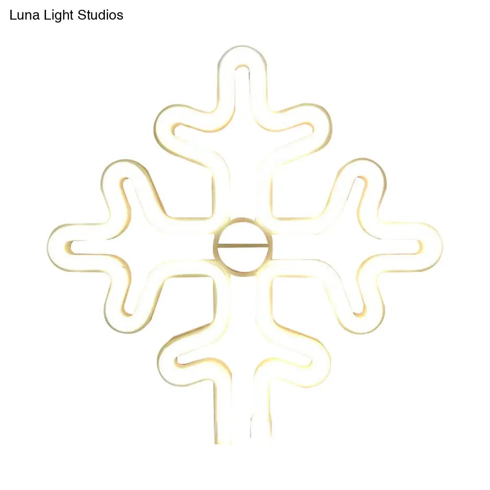 Minimalistic Usb Led Night Lamp With Plastic Animation Framework For Modern Wall Lighting