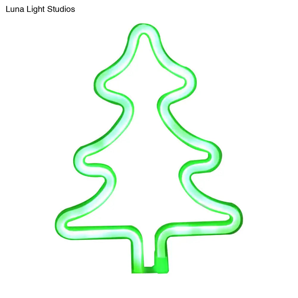 Minimalistic Usb Led Night Lamp With Plastic Animation Framework For Modern Wall Lighting