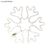 Minimalistic Usb Led Night Lamp With Plastic Animation Framework For Modern Wall Lighting