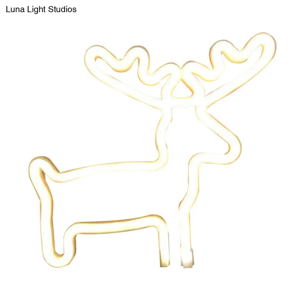 Minimalistic Usb Led Night Lamp With Plastic Animation Framework For Modern Wall Lighting