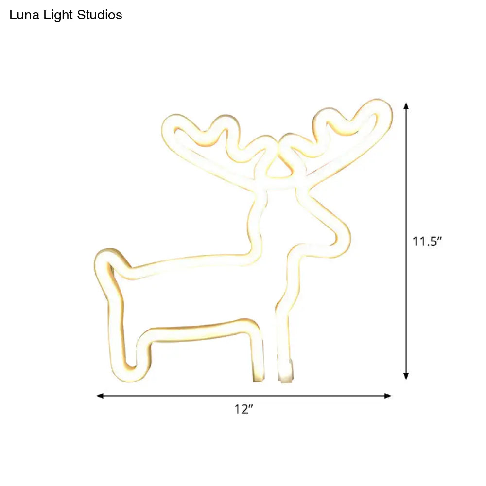 Minimalistic Usb Led Night Lamp With Plastic Animation Framework For Modern Wall Lighting