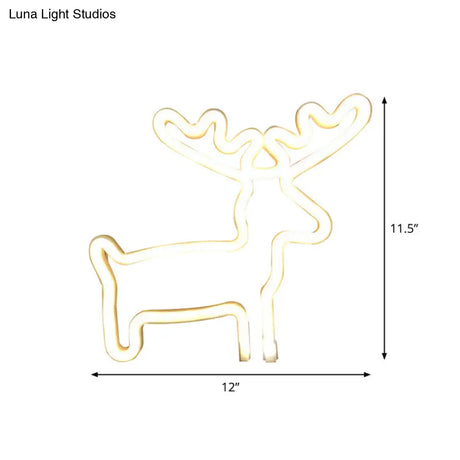 Minimalistic Usb Led Night Lamp With Plastic Animation Framework For Modern Wall Lighting