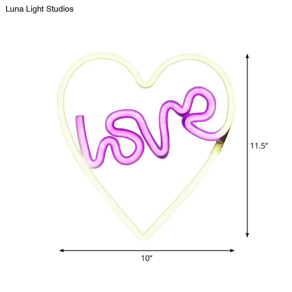Minimalistic Usb Led Night Lamp With Plastic Animation Framework For Modern Wall Lighting