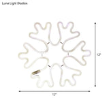 Minimalistic Usb Led Night Lamp With Plastic Animation Framework For Modern Wall Lighting