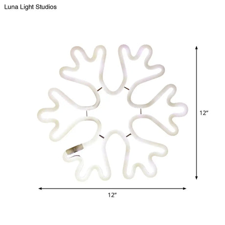 Minimalistic Usb Led Night Lamp With Plastic Animation Framework For Modern Wall Lighting