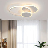 Modern Acrylic Circle Flush Mount Ceiling Light For Bedroom White / 16.5 Round