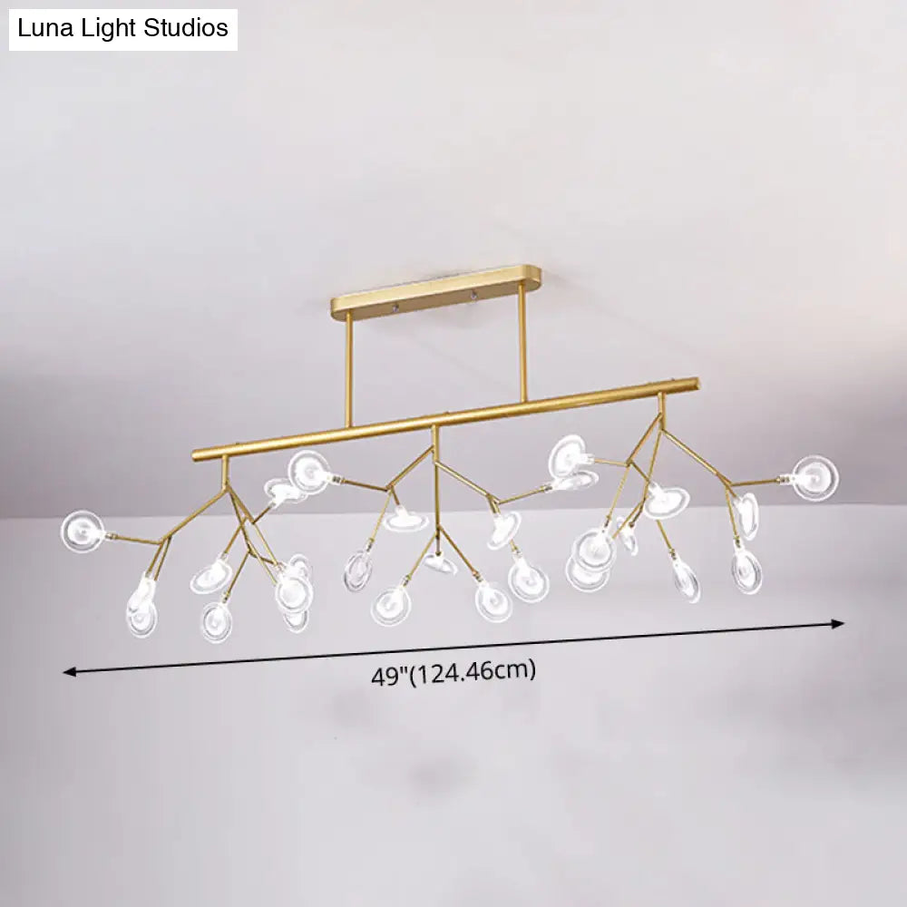 Modern Acrylic Firefly Island Pendant Ceiling Lights For Dining Room 27