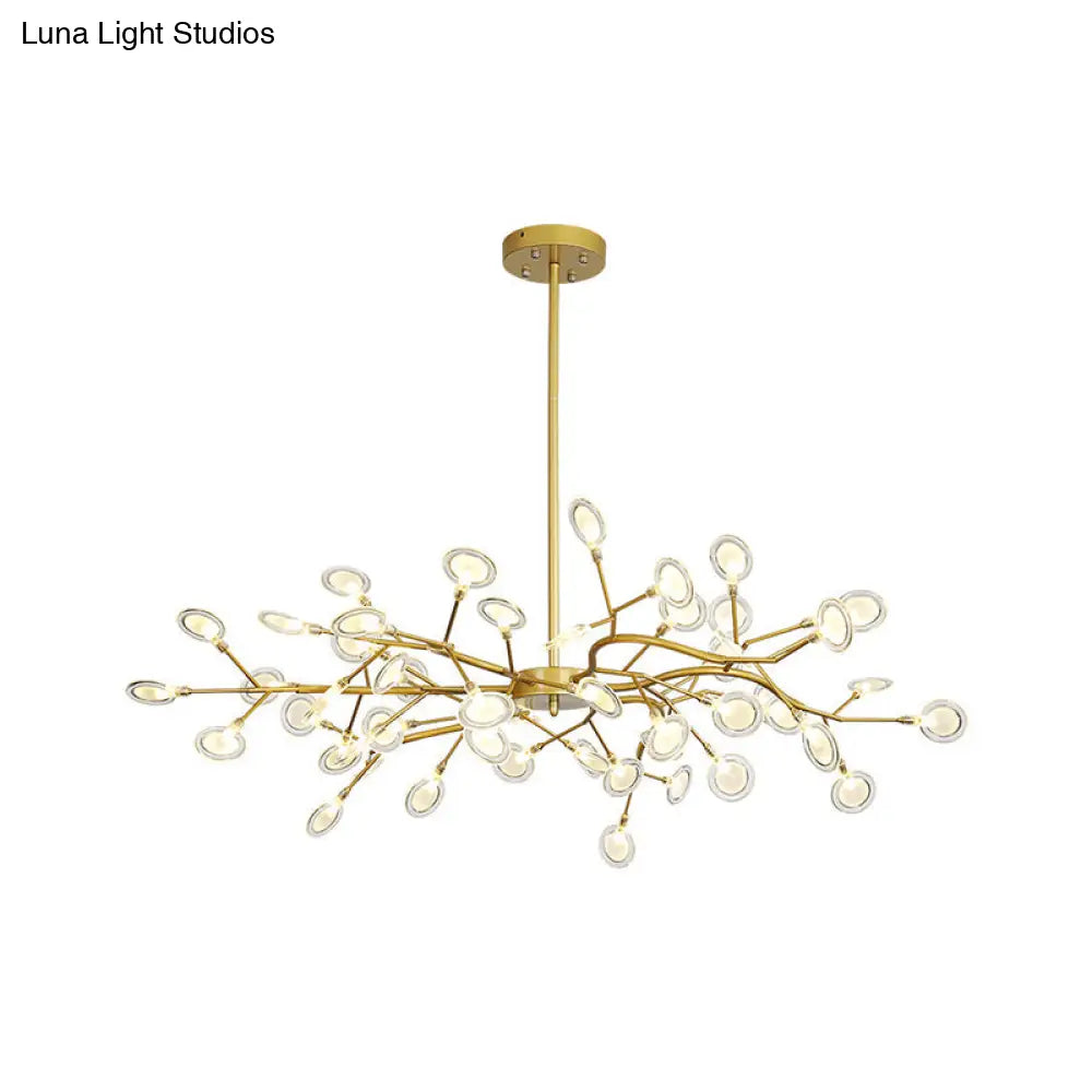 Modern Acrylic Firefly Led Pendant Chandelier For Living Room