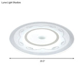 Modern Acrylic Flower Shape Ceiling Lamp In White - Perfect For Child’s Bedroom