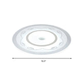 Modern Acrylic Flower Shape Ceiling Lamp In White - Perfect For Childs Bedroom