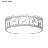 Modern Acrylic Flush Mount Ceiling Light: Perfect For Kid’s Bedroom